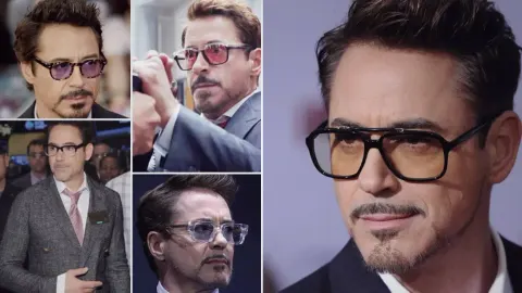 Robert Downey Jr. Signature Look Cool Glasses