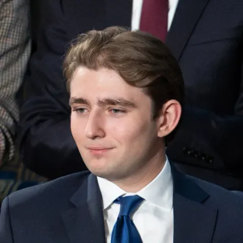 Barron Trump seduto al discorso sullo stato dell’Unione del febbraio 2026