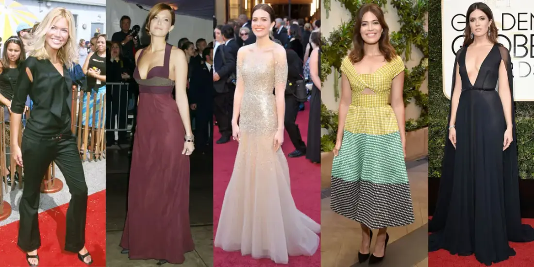 Mandy Moore red carpet outfits