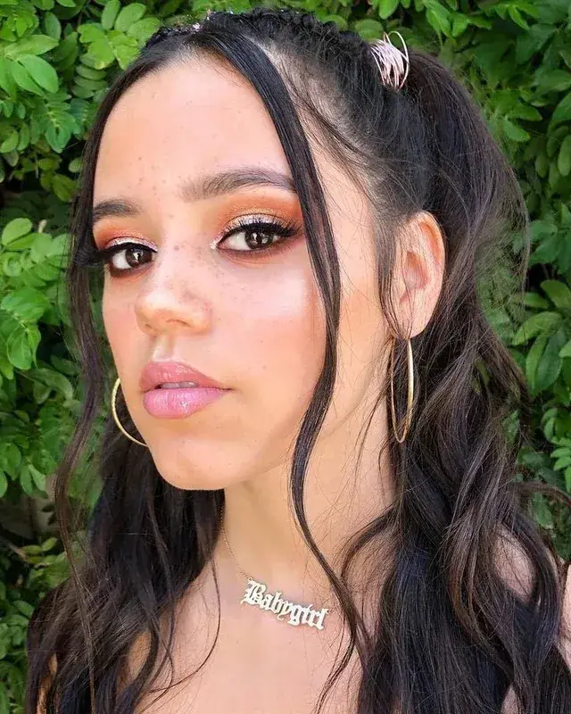 Jenna Ortega's expressive eyes