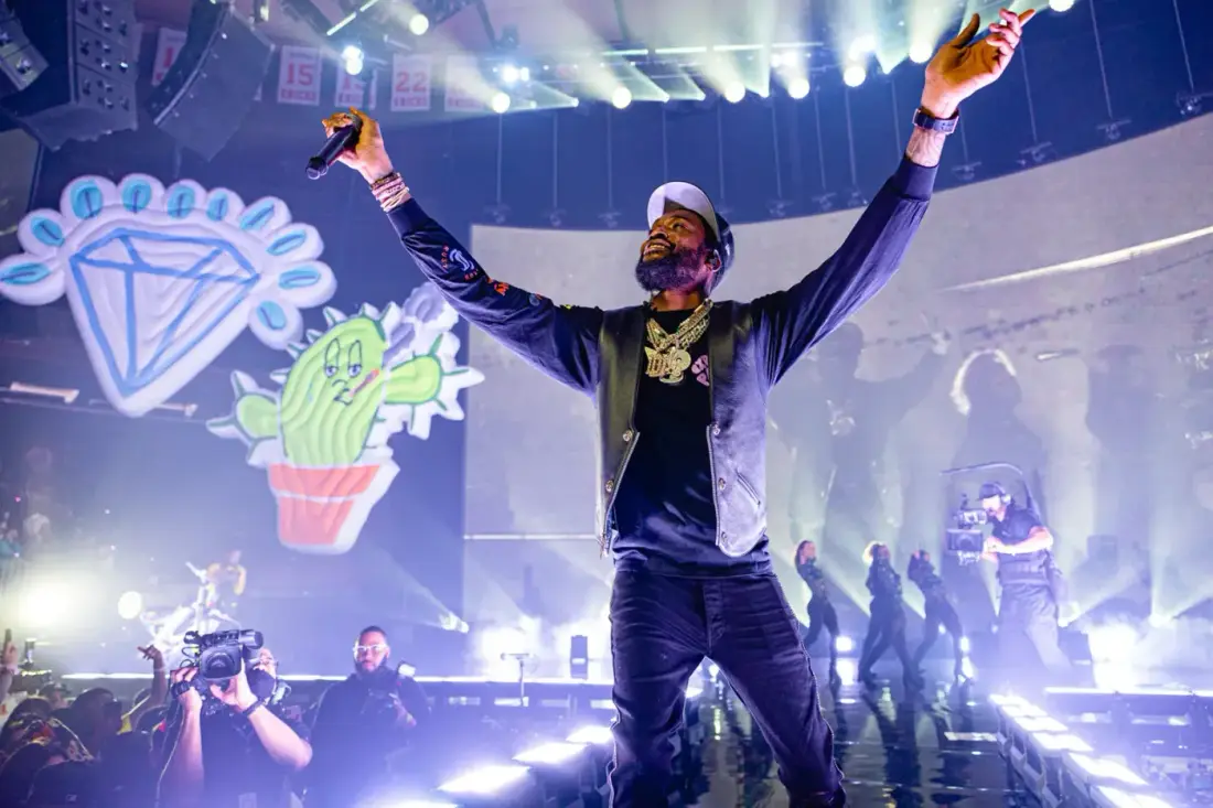 Meek Mill performing