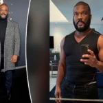 Tyler Perry stangding tall