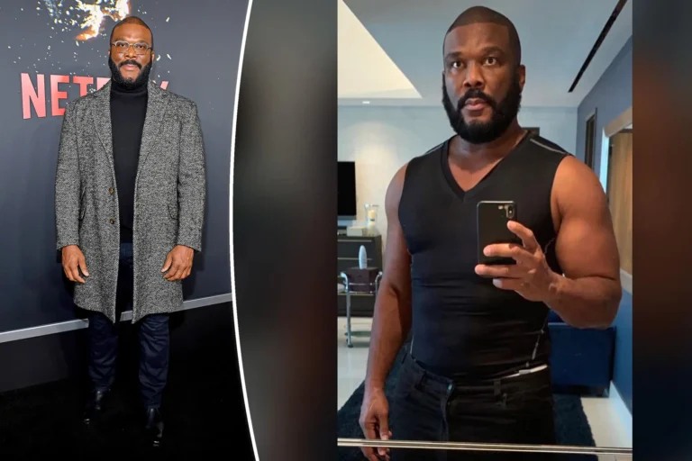 Tyler Perry stangding tall