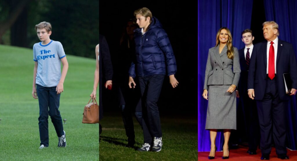 barron trump shoe choice barron trump shoe choice