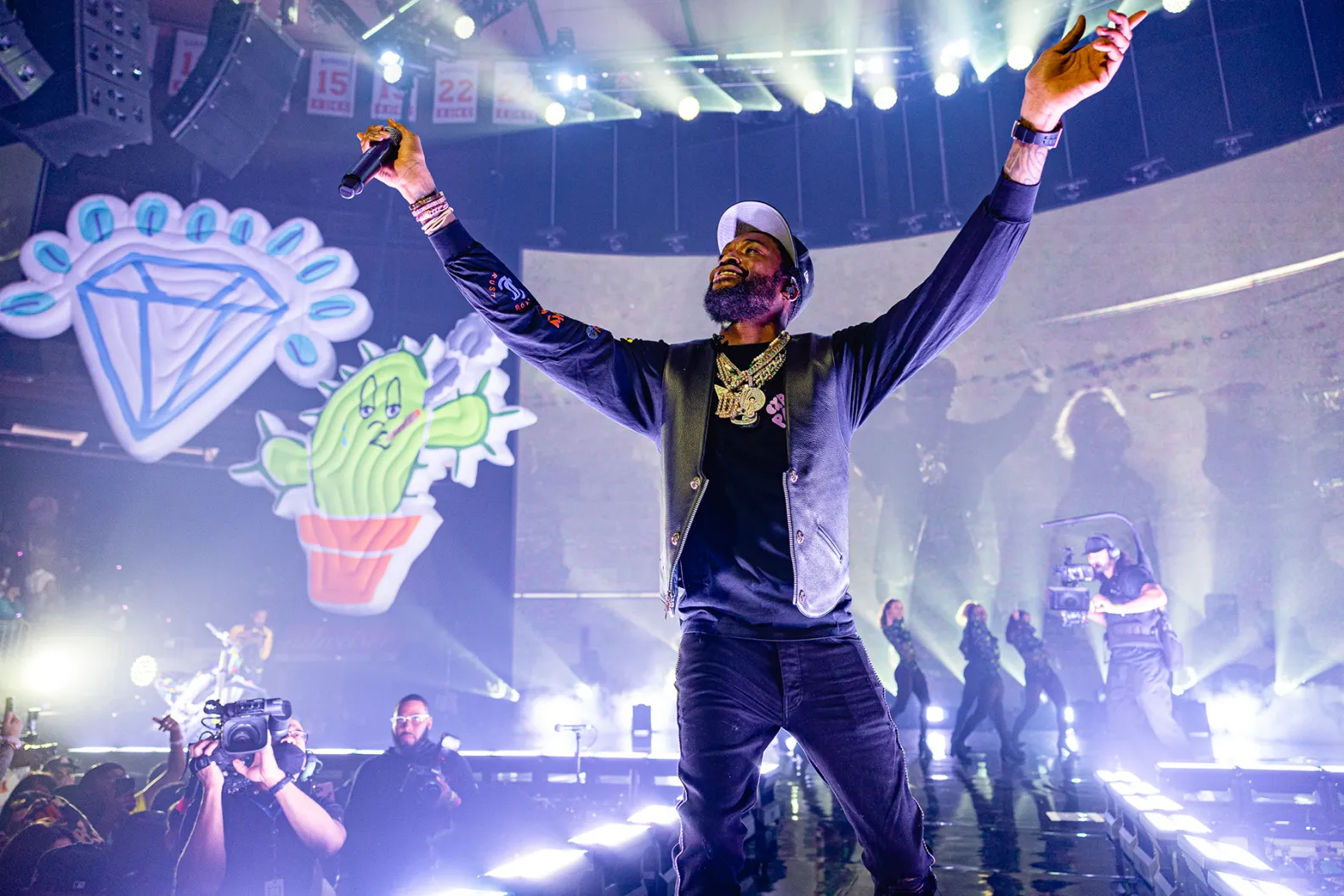 Meek Mill performing